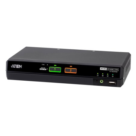 ATEN 2-Port USB 5K DisplayPort/HDMI Universal Secure KVM Switch with CAC (PSD PP v4.0 Compliant)