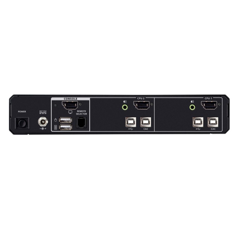 ATEN 2-Port USB 5K DisplayPort/HDMI Universal Secure KVM Switch with CAC (PSD PP v4.0 Compliant)