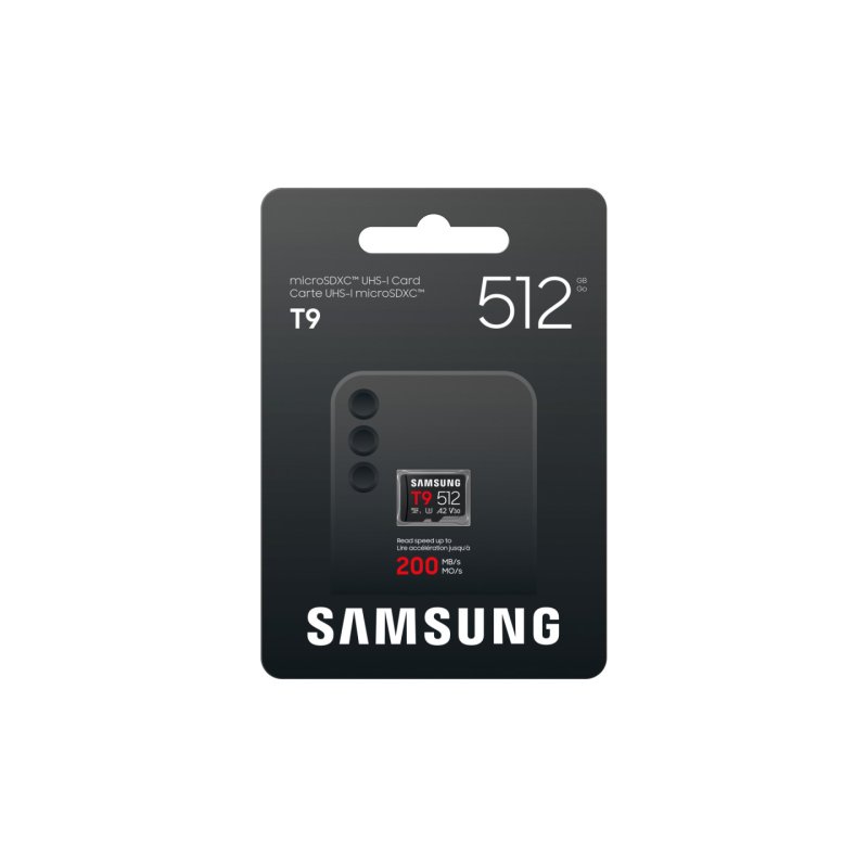 MICRO SD MSD / T9 512GB R200 / W130 MB/S