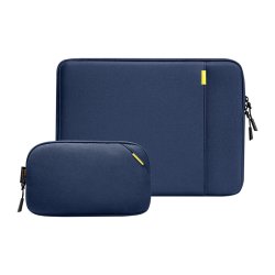 TOMTOC Defender-A13 Laptop Sleeve 14" Case Set (Navy Blue)