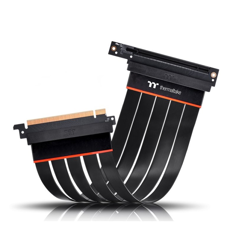 TT PCIe Extender 90° 4.0 16X     30cm bk