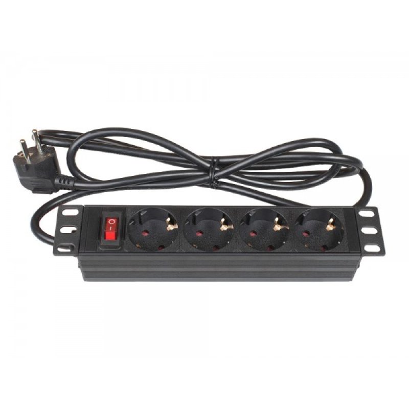Alcasa GC-N0103 unité de distribution d'énergie 4 sortie(s) CA 1U Noir