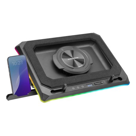Support ventilé Mars Gaming MNBC-Ultra RGB 18"max (Noir)