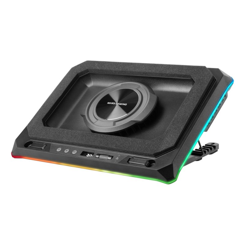 Mars Gaming MNBC-ULTRA laptop cooling pad 45.7 cm (18") 2400 RPM Black
