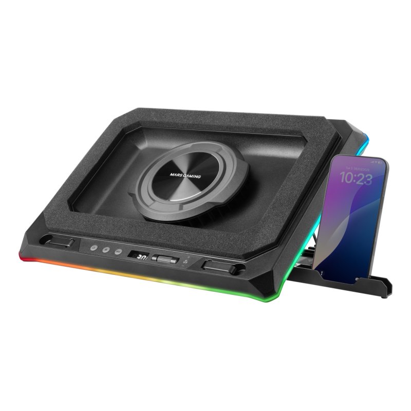 Mars Gaming MNBC-ULTRA système de refroidissement pour ordinateurs portables 45,7 cm (18") 2400 tr/min Noir