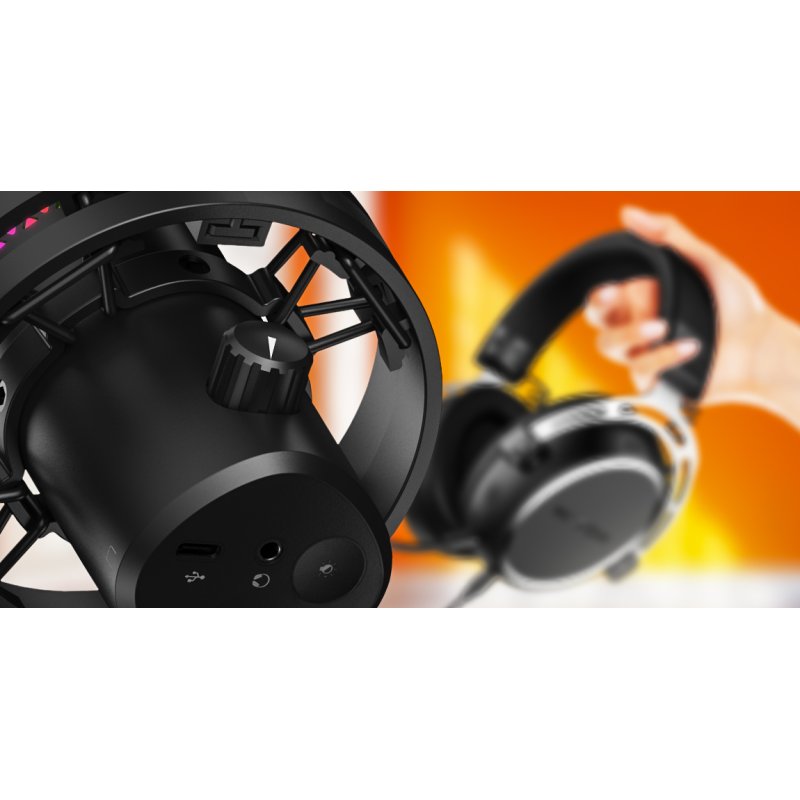 Microphone sur pied Hator Dreamcast X (Noir)