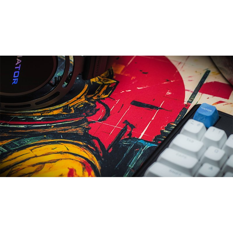 Tapis de Souris Hator Tonn Evo Astronaut - Taille 3XL (Jaune)