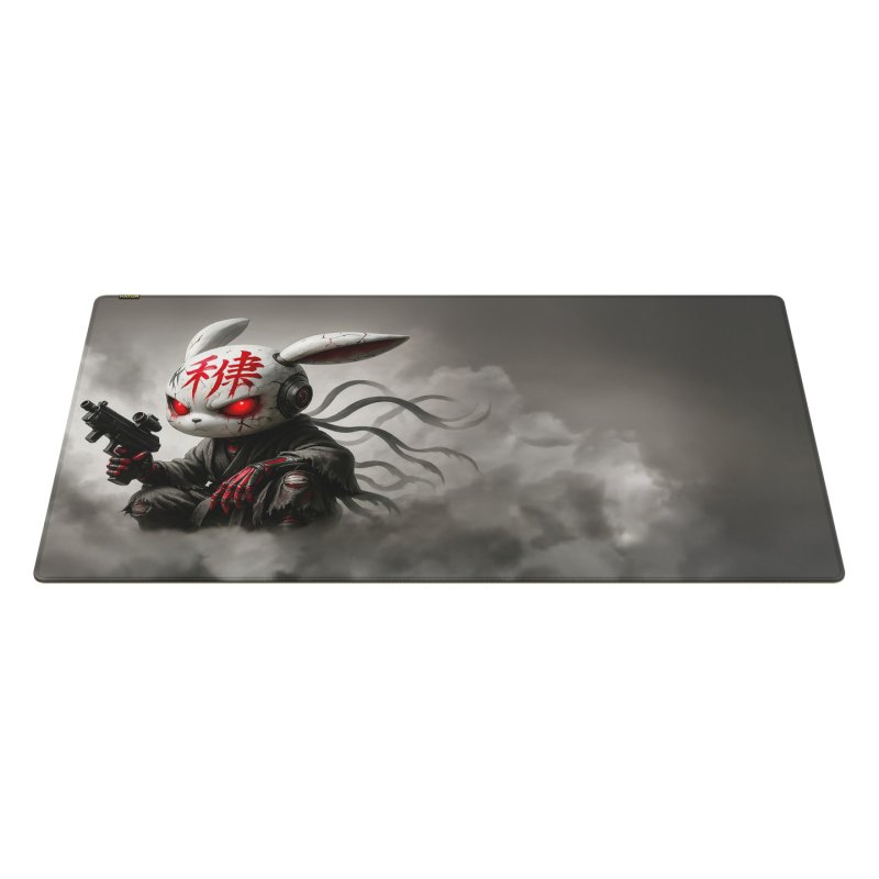 Tapis de Souris Hator Tonn Evo Angry Bunny - Taille 3XL (Gris)