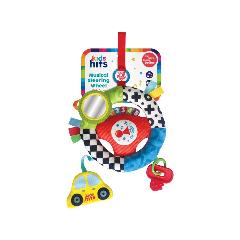 Kids Hits - Musical Steering Wheel, Little Driver (KH57/001)