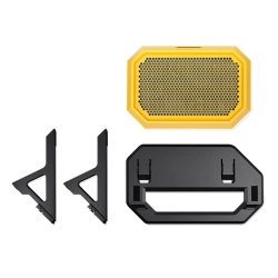 TT Chassis Stand Kit for The Tower 600 Butter Caramel (schwarz/gelb, zum horizontalen Aufstellen)