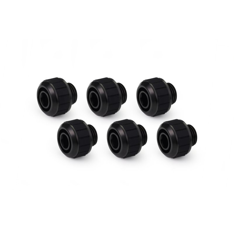 Alphacool Apex Grip SoftTube fitting 13/10mm G1/4 black Set 6 pcs