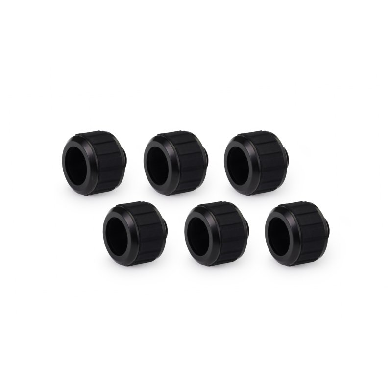 Alphacool Apex Grip HardTube fitting 16mm G1/4 black Set 6 pcs