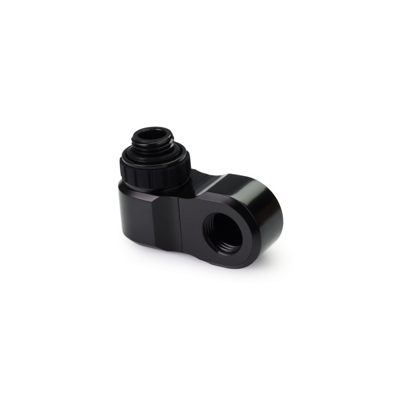 Alphacool Apex Grip offset 27mm 2x 90° OT/IT G1/4 rotatable black