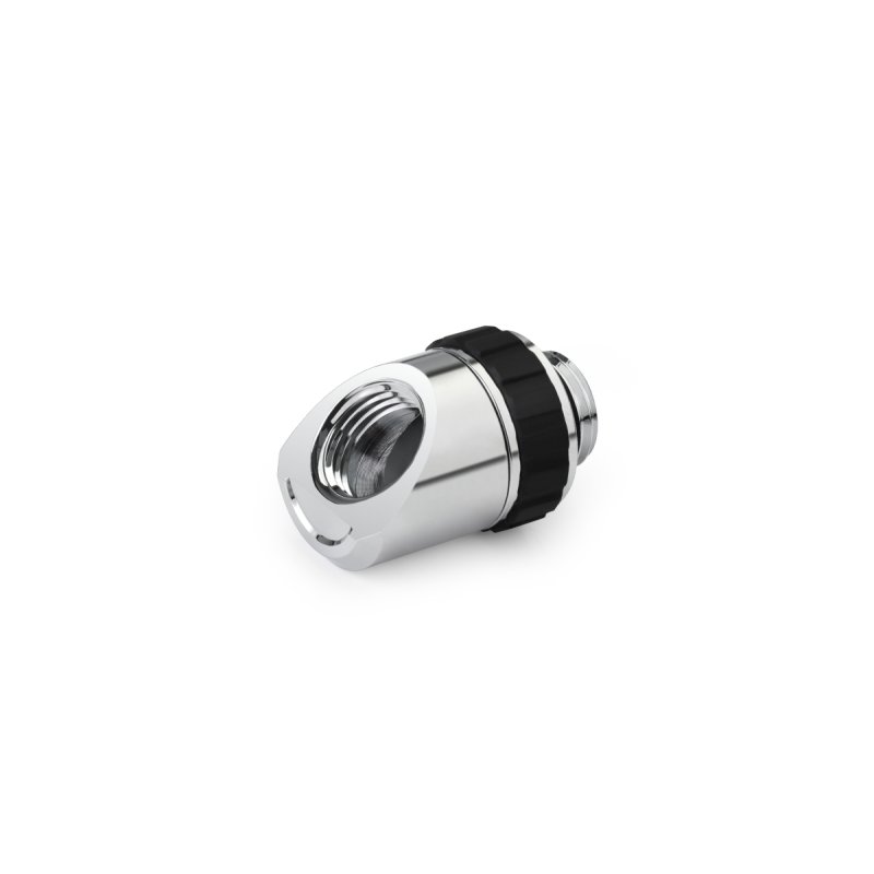 Alphacool Apex Grip adapter 45° OT/IT G1/4 rotatable chrome