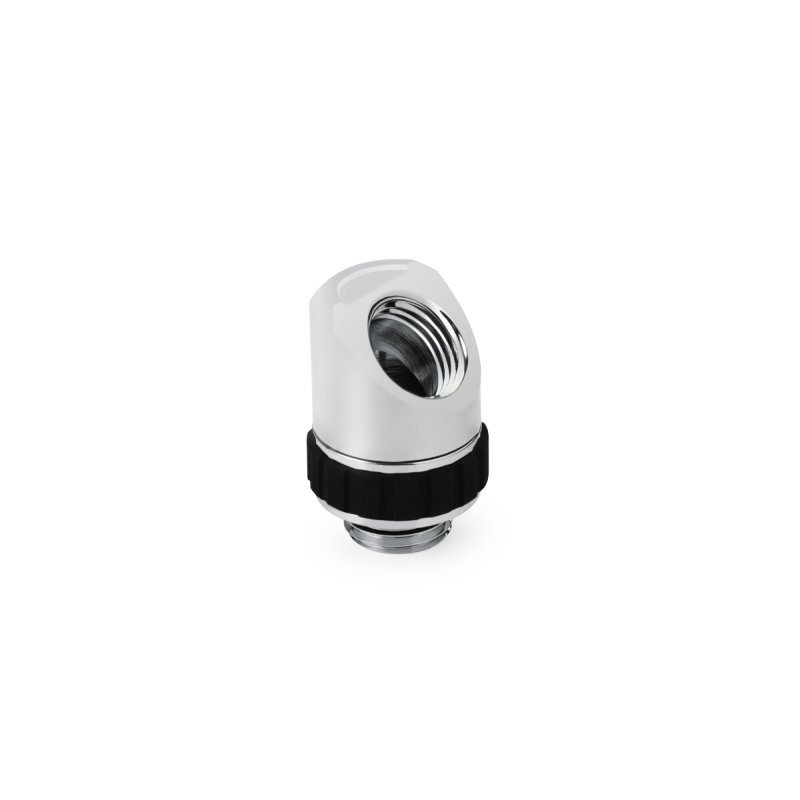 Alphacool Apex Grip adapter 45° OT/IT G1/4 rotatable chrome