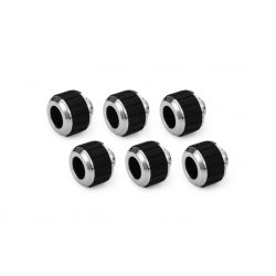 Alphacool Apex Grip HardTube fitting 13mm G1/4 chrome Set 6 pcs