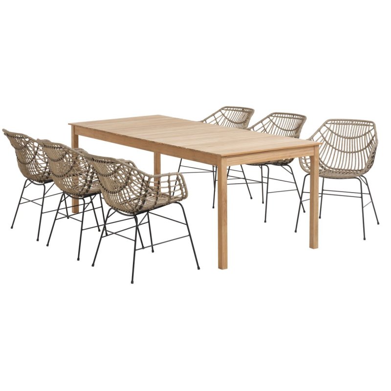 Jysk Chaise ILDERHUSE naturelle (2 pièces)