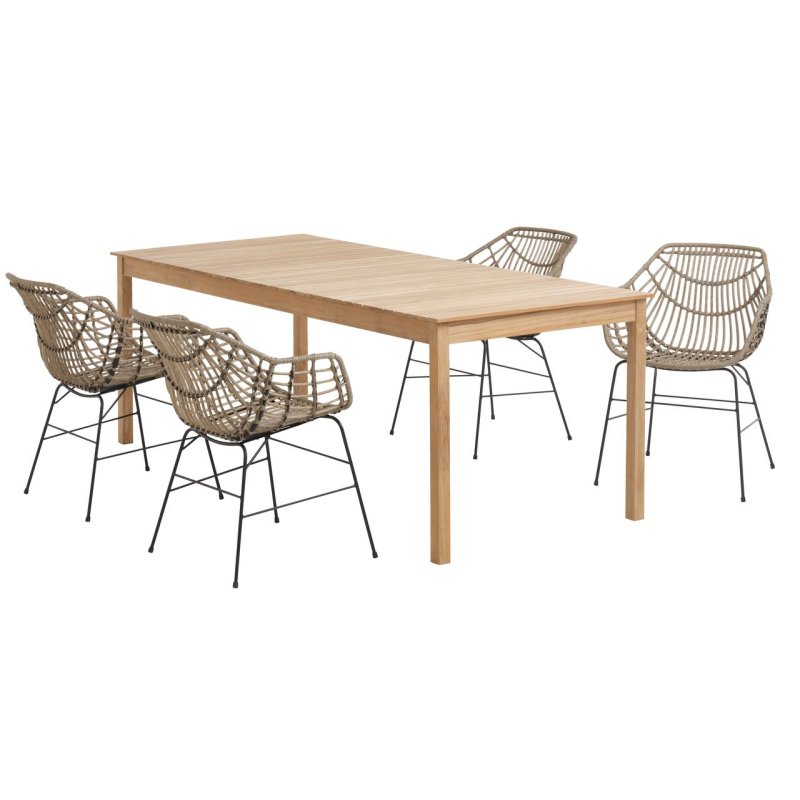 Jysk Chaise ILDERHUSE naturelle (2 pièces)