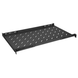 INTELLINET 19"Fachboden variable Schienen 750mm tief schwarz