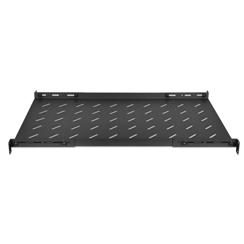 Intellinet Étagère fixe réglable 19", 1U, profondeur 750 mm, rails réglables de 750 à 950 mm, charge max. 20 kg,