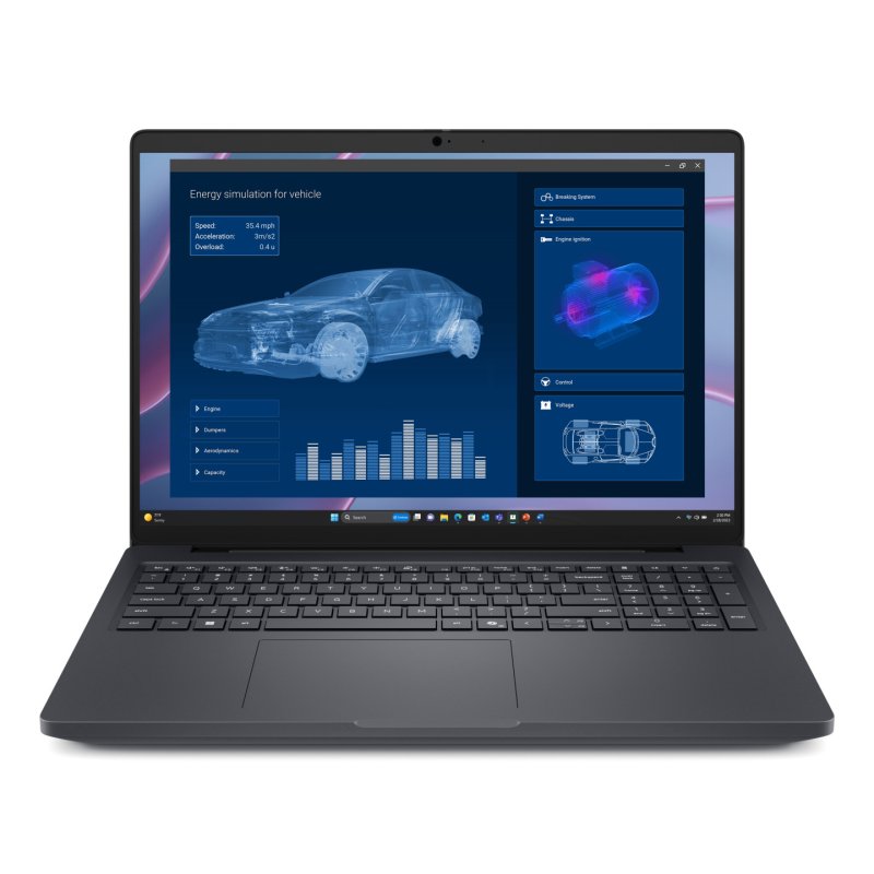DELL Pro Max 16 MC16255 Copilot PC AMD Ryzen AI 7 PRO PRO 350 Station de travail mobile 40,6 cm (16") Full HD 32 Go