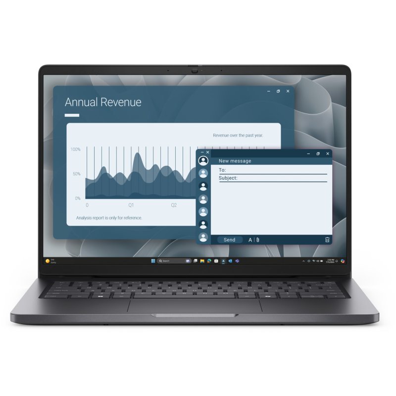 DELL Pro 14 PC14255 AMD Ryzen™ 5 PRO 215 Ordinateur portable 35,6 cm (14") Full HD 16 Go DDR5-SDRAM 512 Go SSD Wi-Fi