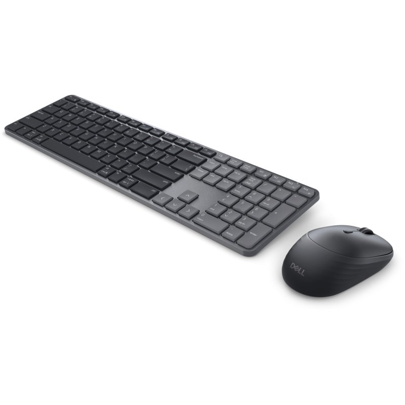 DELL Pro 7 Slim KM726 keyboard Mouse included Home/Office RF Wireless Bluetooth QWERTZ German Black