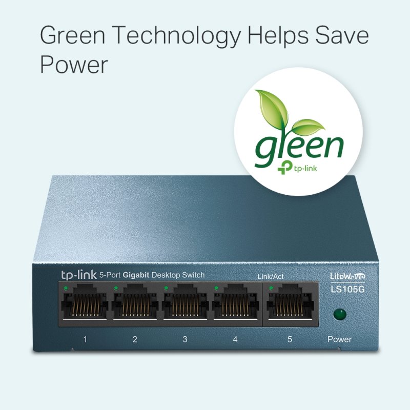 TP-Link LS105G Non-géré Gigabit Ethernet (10/100/1000) Bleu