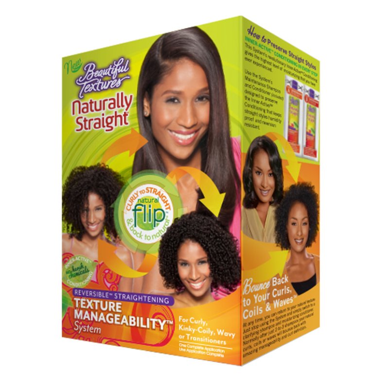 Beautiful Textures Naturally Straight Shampoo and Conditioner Remède pour lisser les cheveux 355 ml