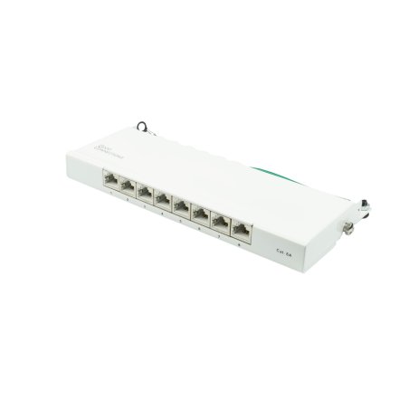 Good Connections Patchpanel Cat.6A 8-Port 0,5 HE reinweiß