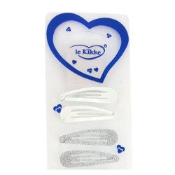 Le Kikke Clic Clac Clac Glitter Toni Dark Bianco Hair Accessory