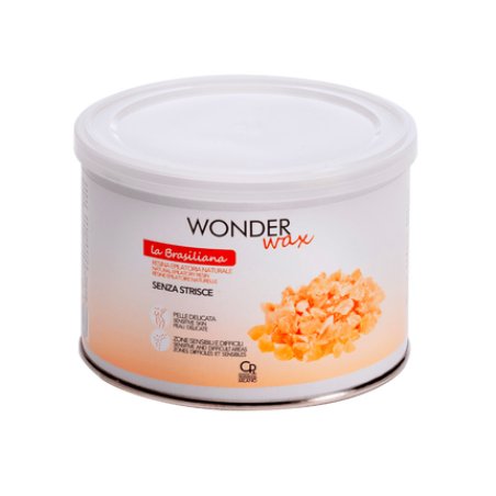 Wonder Wax Vaso La Brasiliana Senza Striscia 400 Milliliters Hair Removal