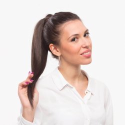 Invogue Coda Liscia 45cm Black 1 Hair Product