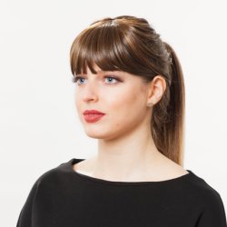 Invogue Layered Fringe Black 1 Stylish Hair Accessory