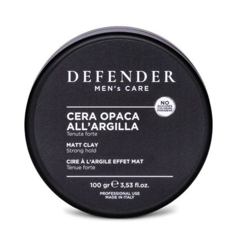 Defender Men's Care Clay Wax 100g Perfect For Styling Men's Hair