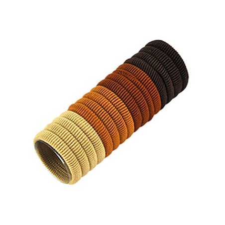 Le Kikke Basic Brown Hair Elastics 45 Cm Diameter 055 Cm Thickness