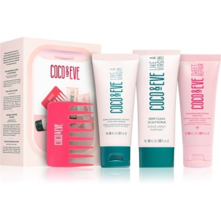 COCO EVE Travel Hair Nourishing Mask, Repairing Mask, Scrub, Detangling Comb