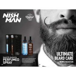 Nishman Beard & Mustache Care Series Parfumed Spray Genius 75ml