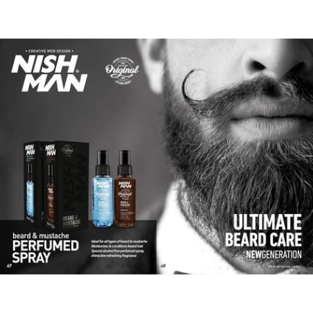 Nishman Beard & Mustache Care Series Parfumed Spray Genius 75ml