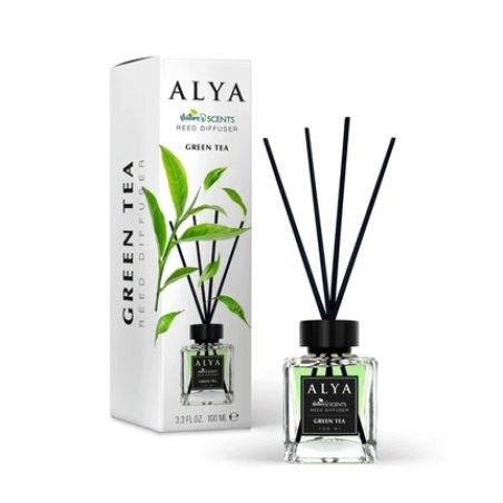 Alya Room Freshener Green Tea Reed Diffuser - 100ml