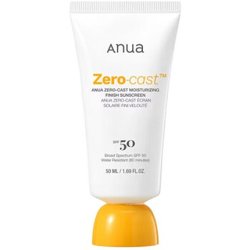 Anua Zerocast Moisturizing Finish Sunscreen Spf 50