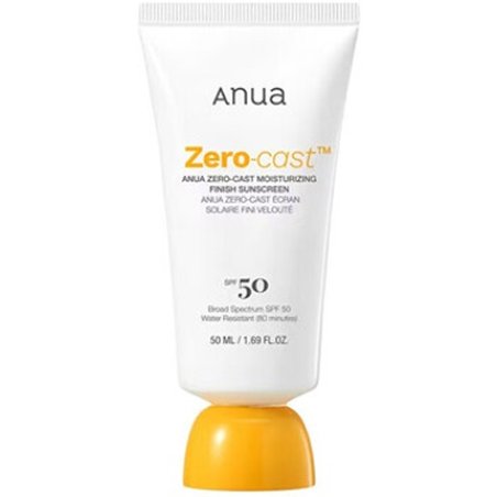 Anua Zerocast Moisturizing Finish Sunscreen Spf 50