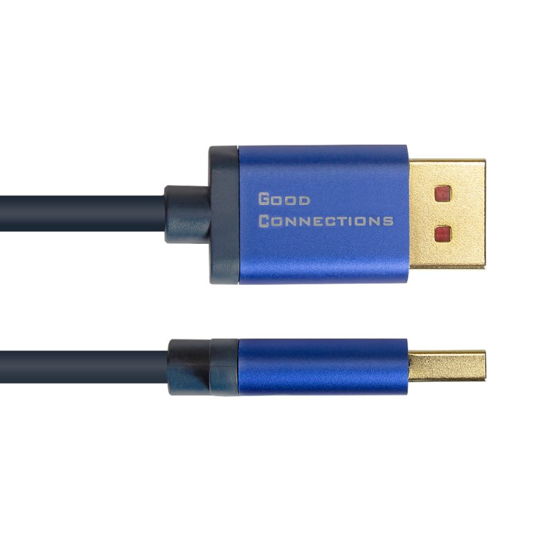 Alcasa DP-AD07 video cable adapter 0.2 m DisplayPort HDMI Blue