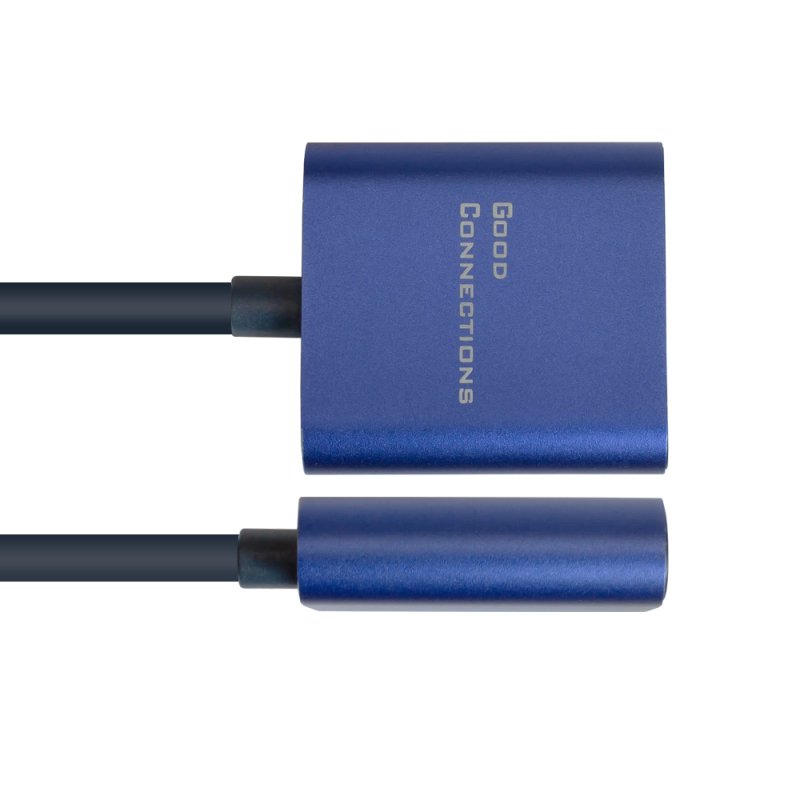 Alcasa DP-AD07 video cable adapter 0.2 m DisplayPort HDMI Blue