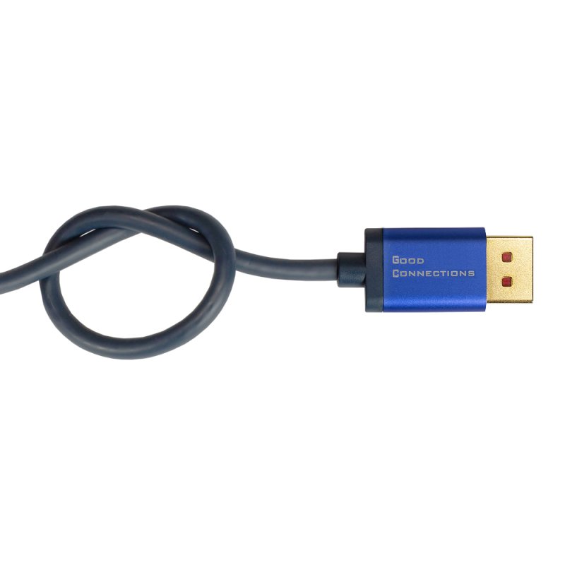 Alcasa DP-AD07 video cable adapter 0.2 m DisplayPort HDMI Blue