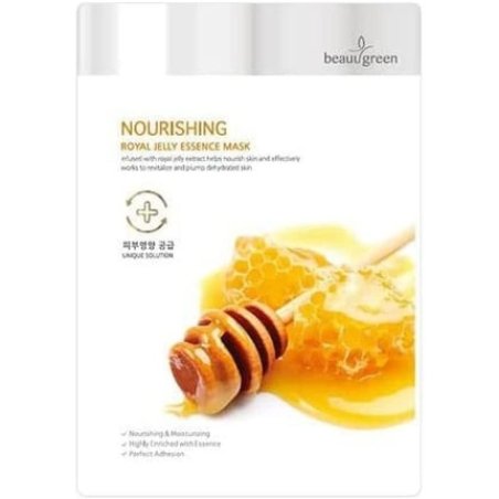 Beauugreen Nourishing Royal Jelly Essence Mask - Pack of 10