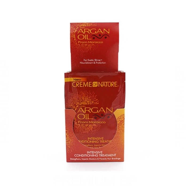 Creme Of Nature Argan Oil Intensive Conditioning Treatment 175 Oz - Pack of 12