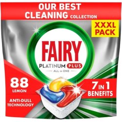 Fairy Platinum Plus All In One Dishwasher Tablets 88 Pcs Lemon Fragrance