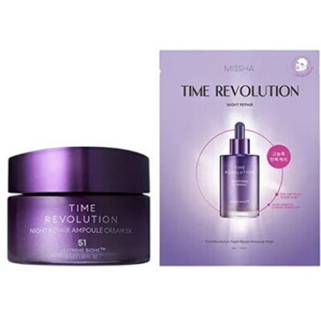Missha Time Revolution Night Repair Cream & Mask Duo Set