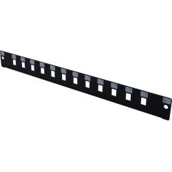 19" 1U Fiber Optic Front panel for 12 LC Duplex/SC Simplex